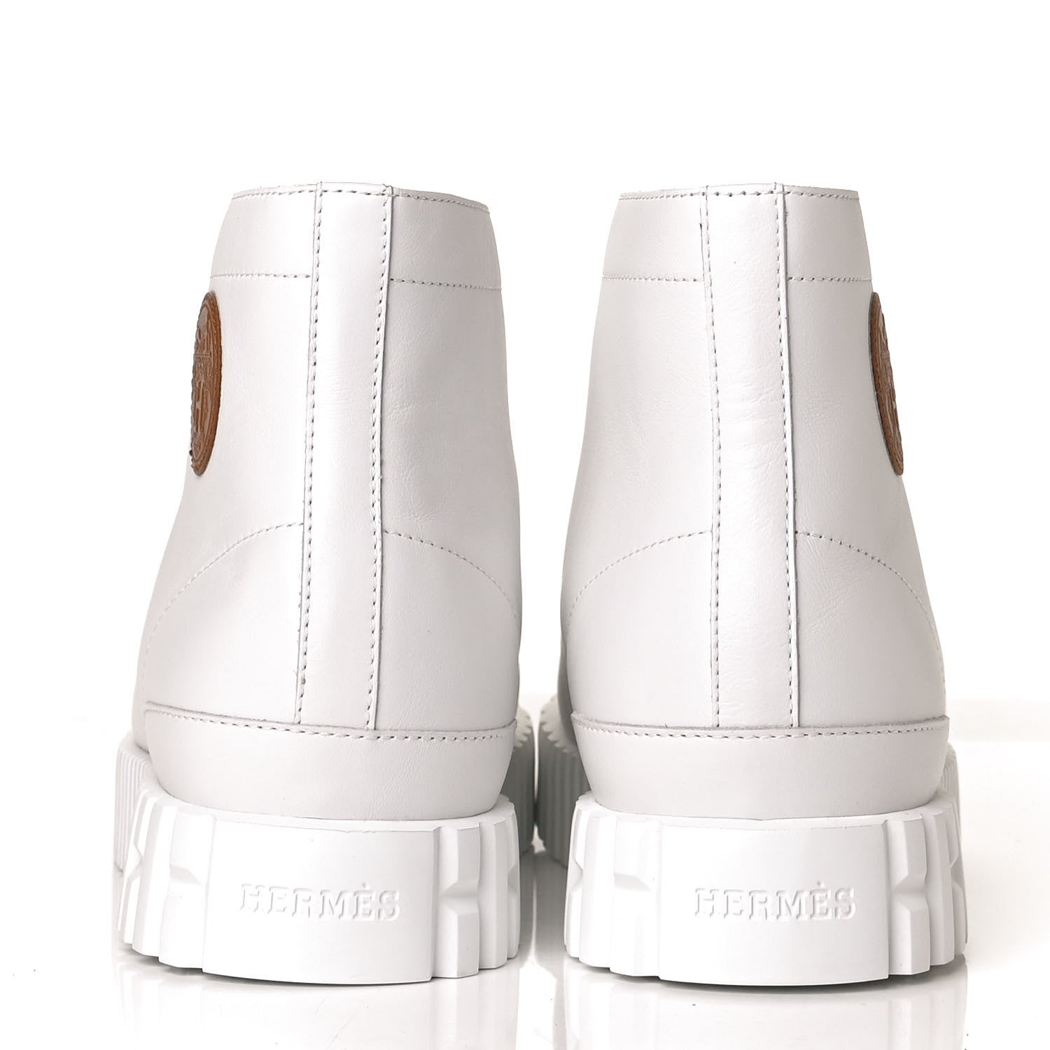 Hermes Calfskin Womens Climb Sneakers 36 White 12 of 20