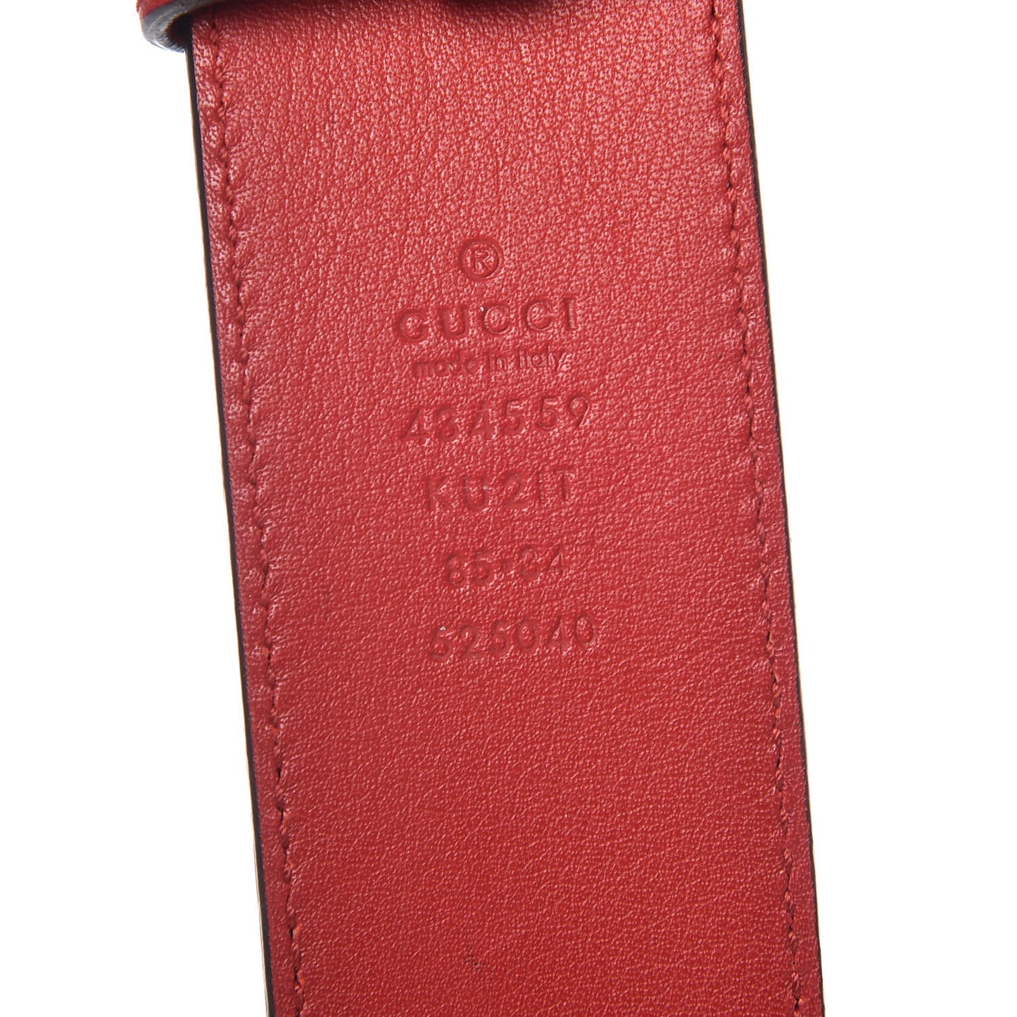 GG Plus Monogram Blooms Plaque Belt 85 34 Blue