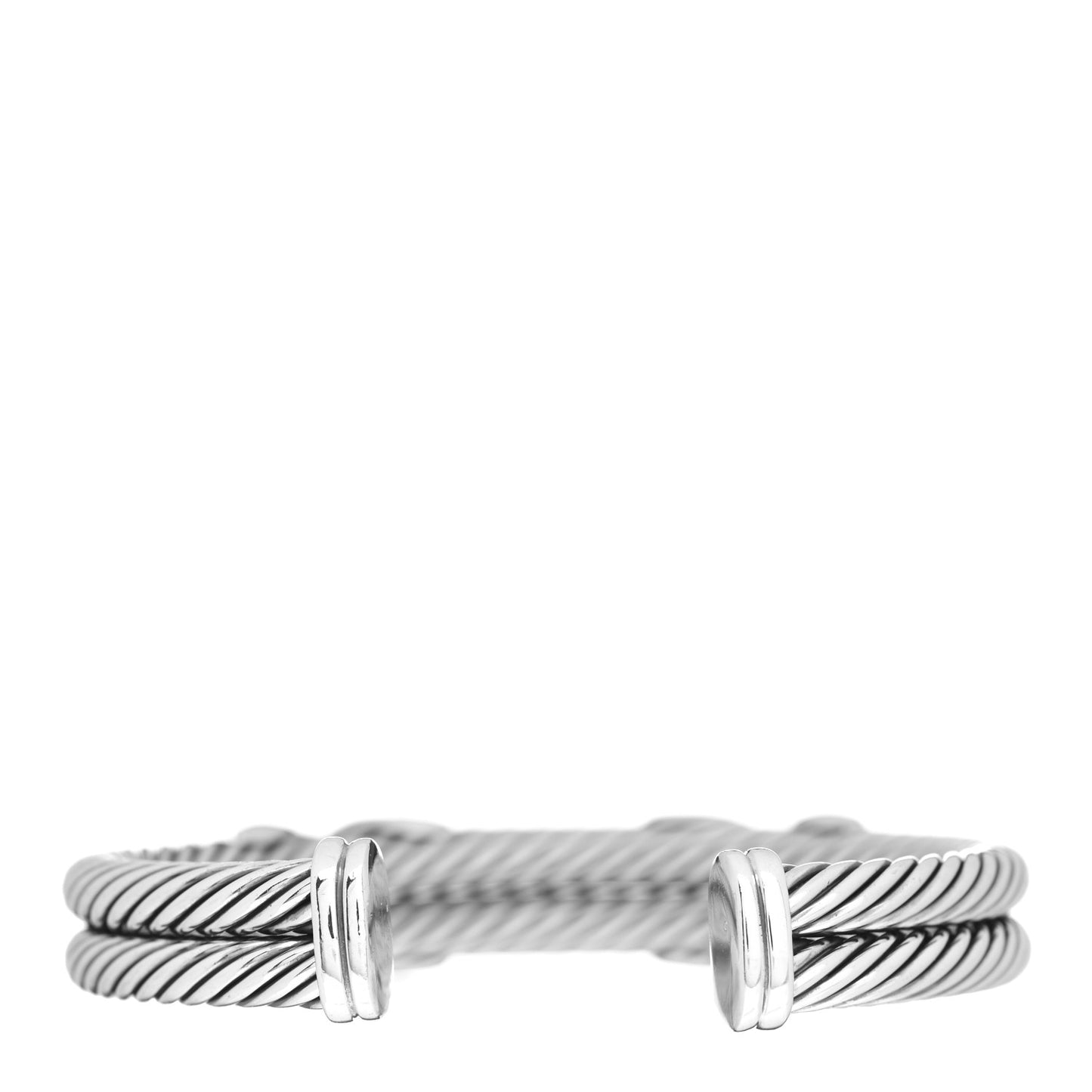 Sterling Silver 14K Yellow Gold 10mm Double X Bracelet