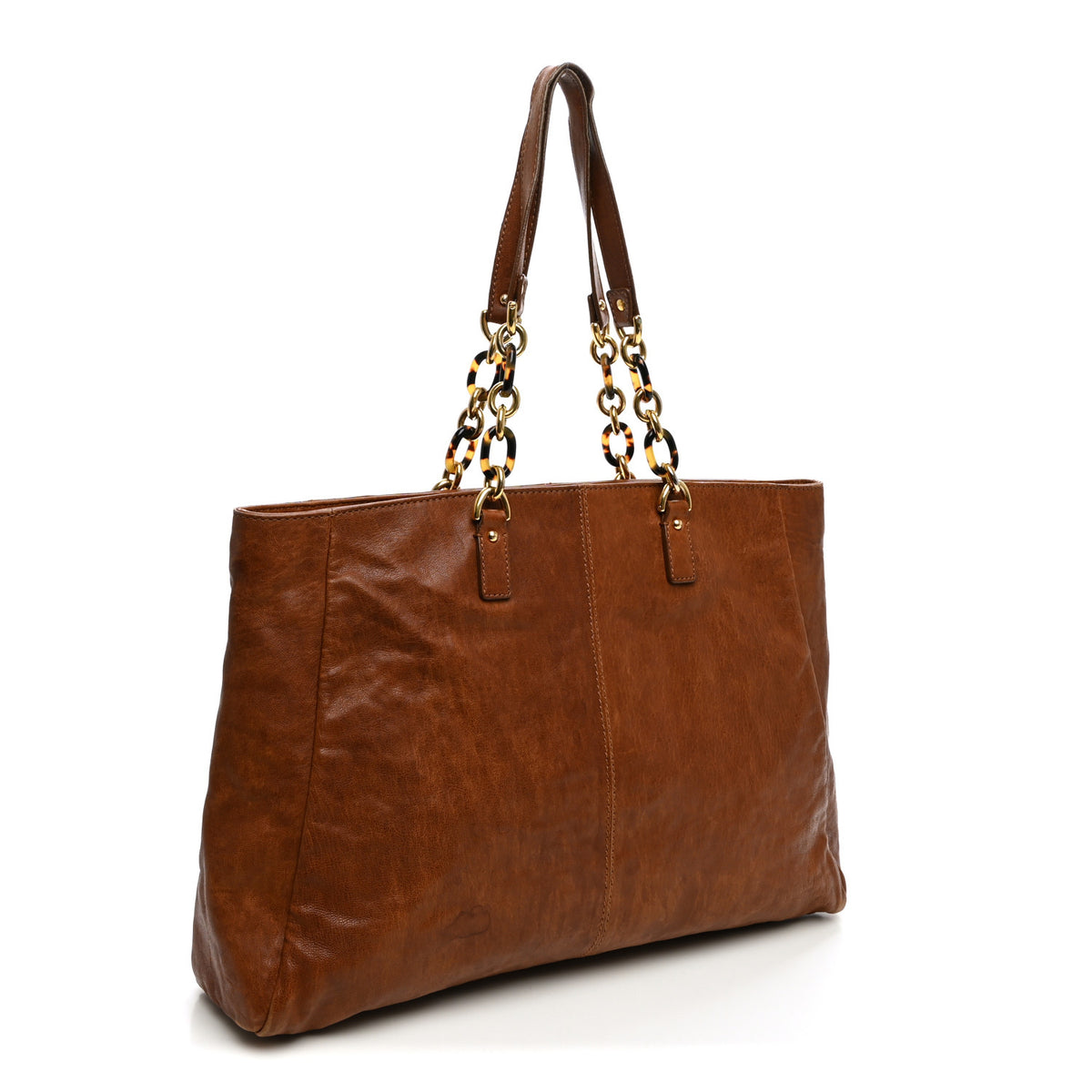 Fendi Calfskin Big Forever Tote Brown 3 of 11