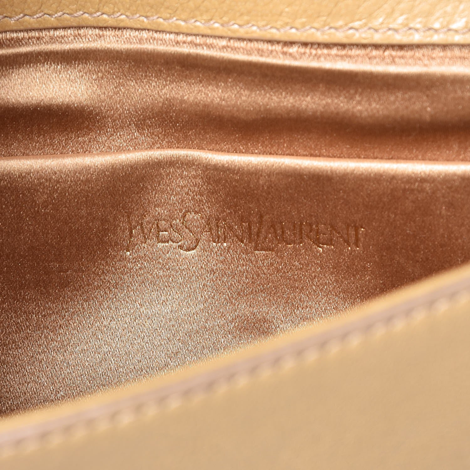 Saint Laurent Chevre Small Belle de Jour Clutch Beige 6 of 15