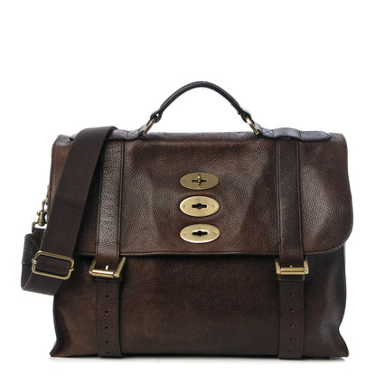 Mulberry Natural Calfskin Ted Convertible Messenger Bag Brown 1 of 8