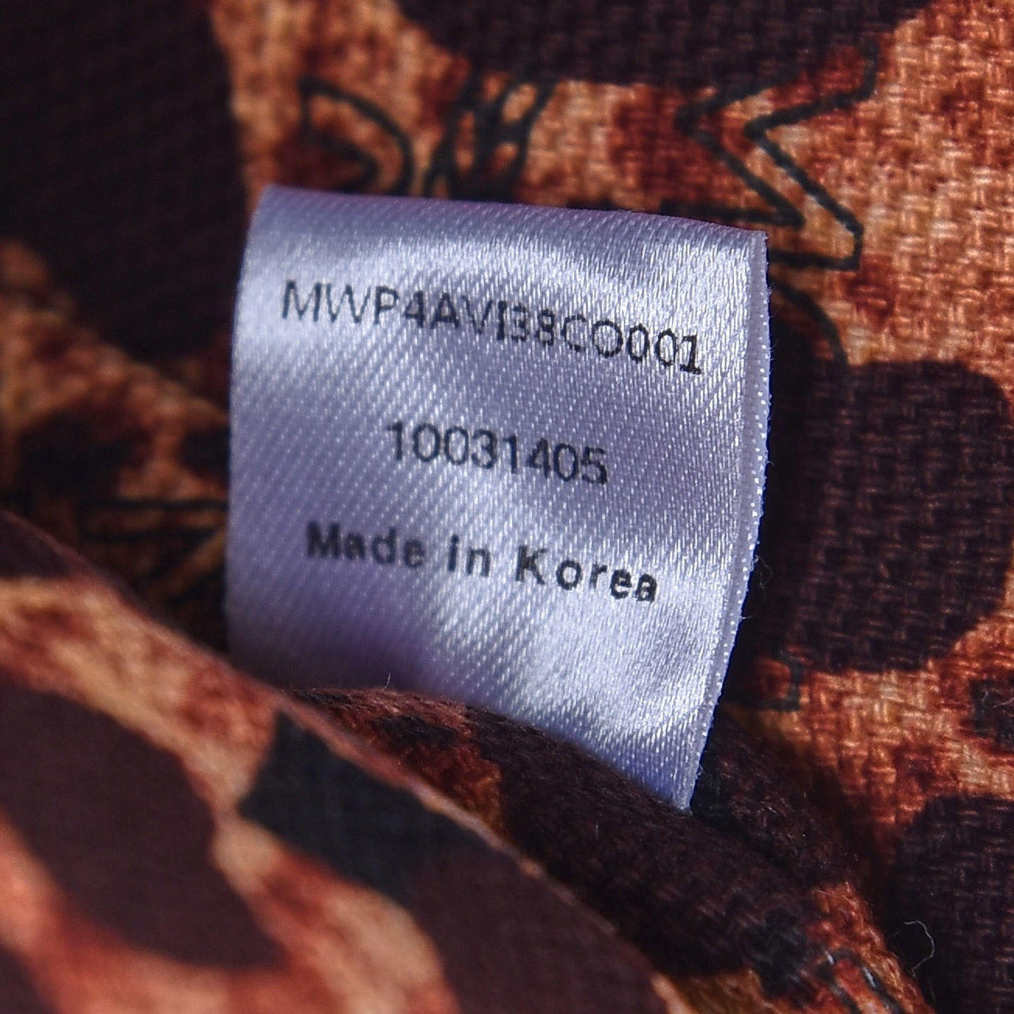 Visetos Medium Reversible Shopping Tote Cognac
