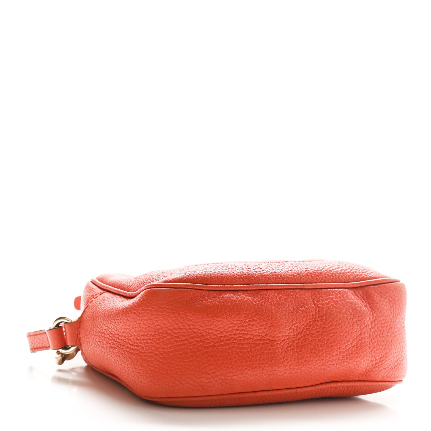 Gucci Pebbled Calfskin Small Soho Disco Bag Sun Orange 4 of 18