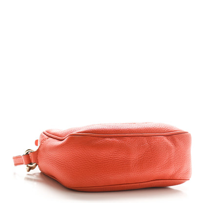 Gucci Pebbled Calfskin Small Soho Disco Bag Sun Orange 4 of 18