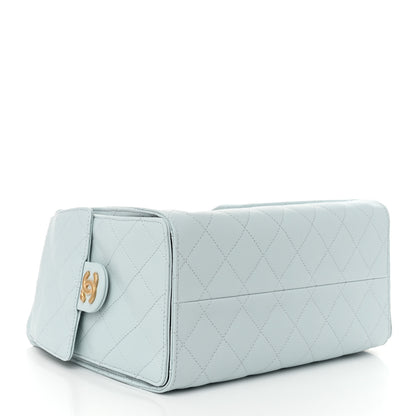Chanel Caviar Quilted Small Chanel 25 Handbag Light Blue 4 of 10