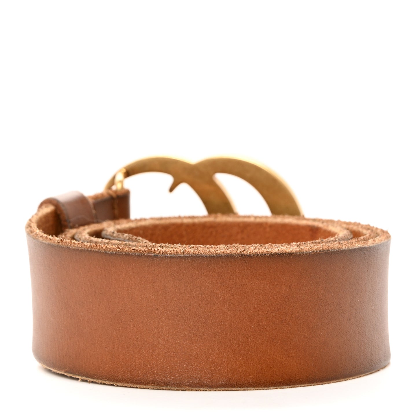 Faded Calfskin Double G 40mm Belt 80/32 Cuir