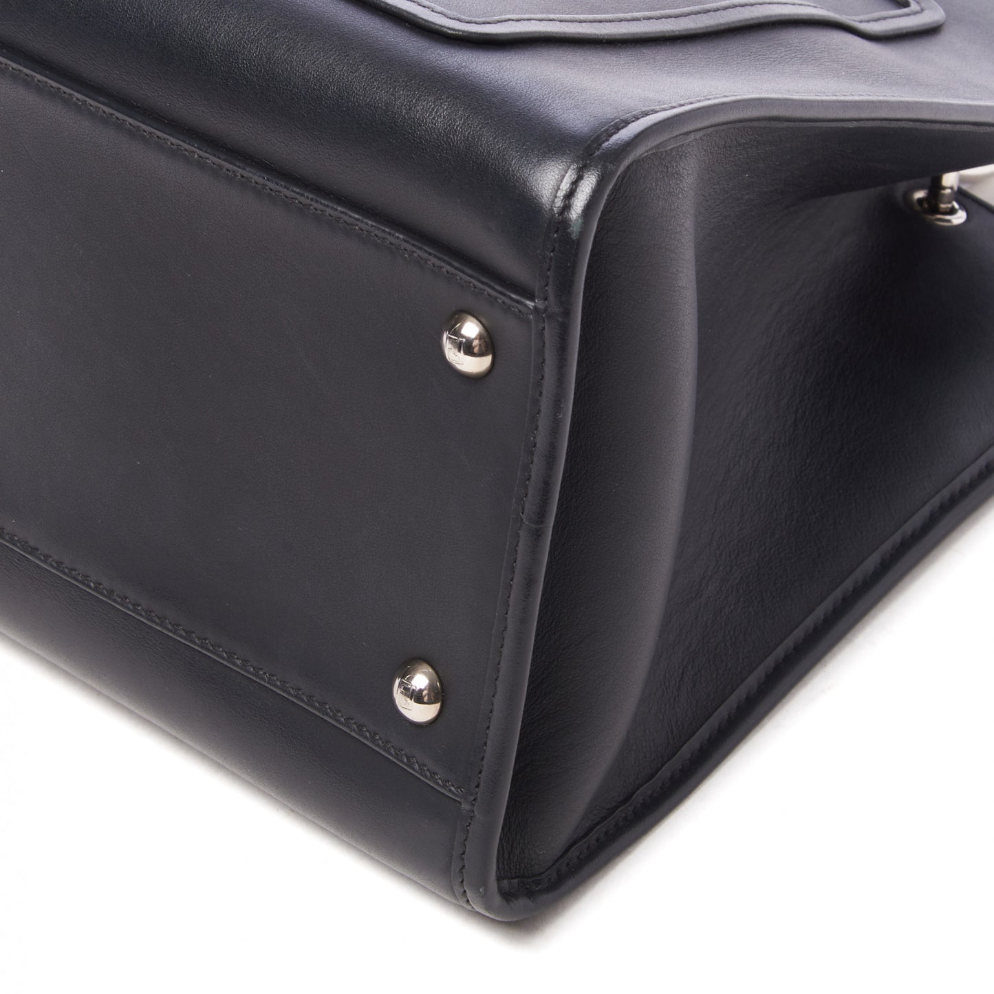 Vitello Century Opaco F is Fendi Regular Runaway Satchel Black