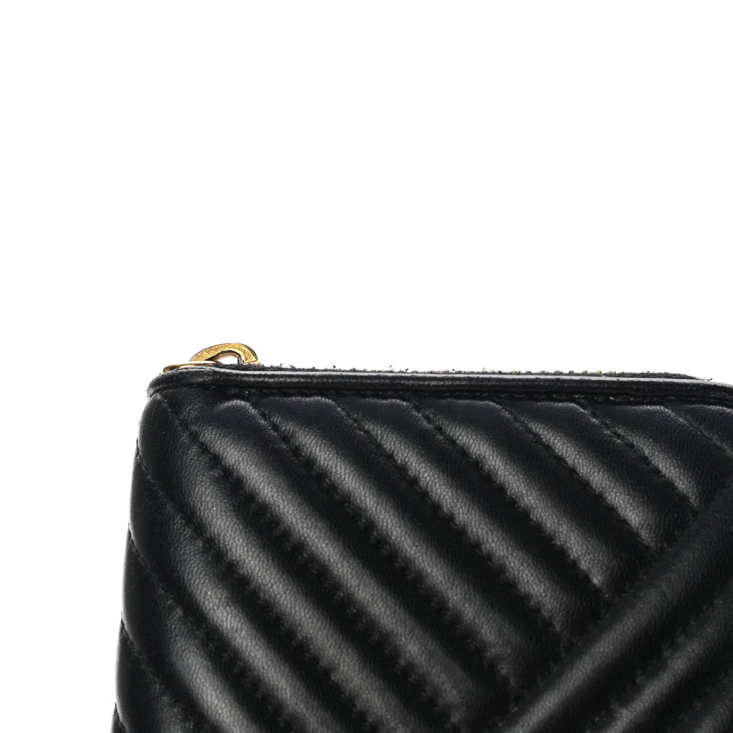 Prada Nappa Impunture Zip Around Wallet Black 13 of 13
