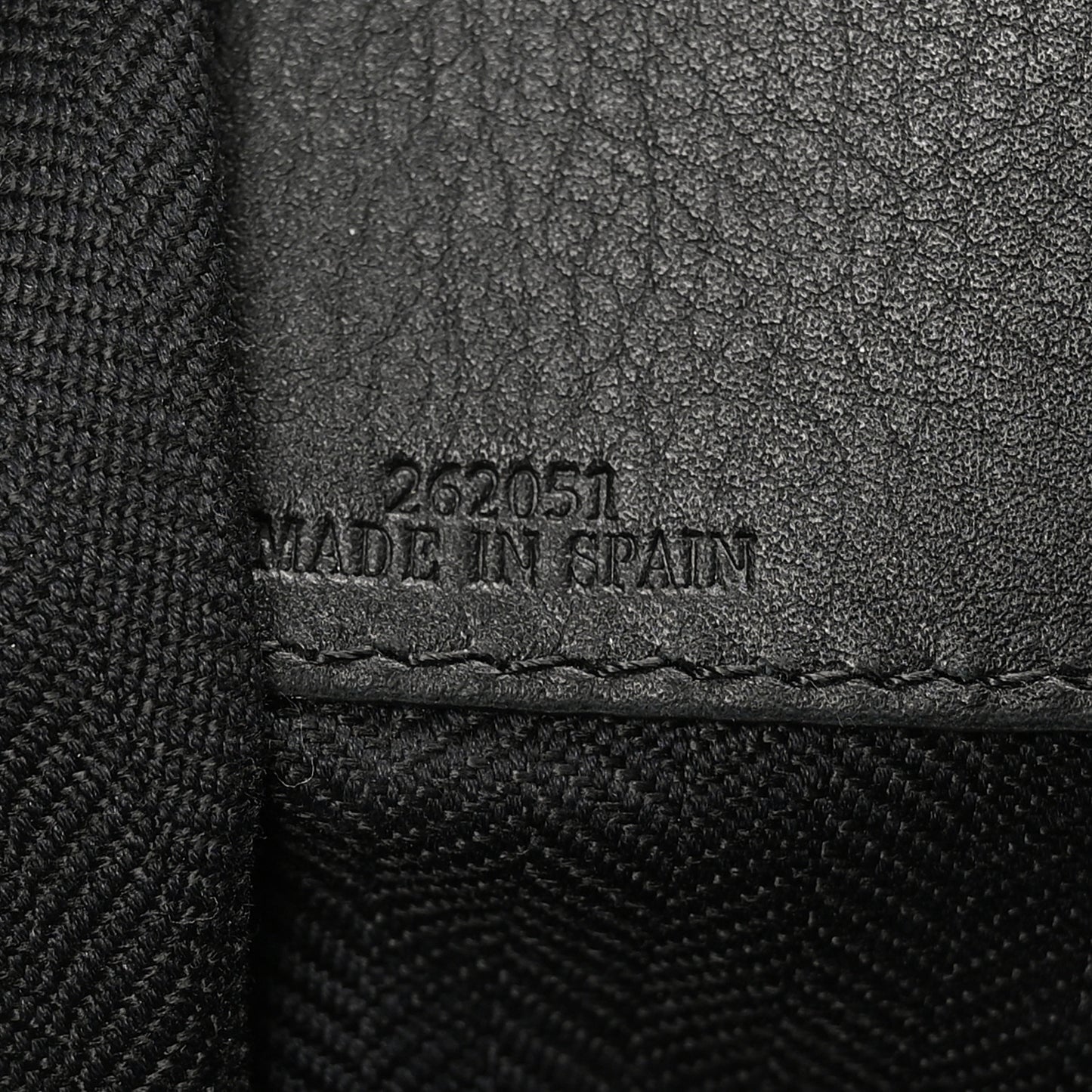 Jacquard Anagram Calfskin Small Hammock Shoulder Bag Black Charcoal