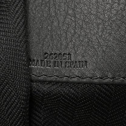 Loewe Jacquard Anagram Calfskin Small Hammock Shoulder Bag Black Charcoal 6 of 10