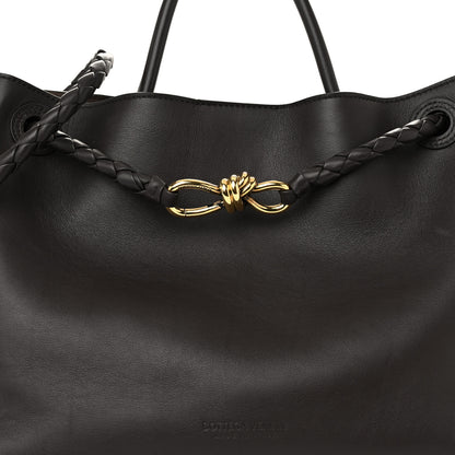 Bottega Veneta Silky Calfskin Medium Andiamo Shoulder Bag Fondant 8 of 10