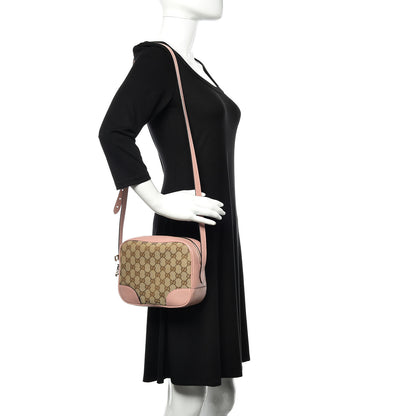 Gucci Monogram Mini Bree Messenger Bag Beige Soft Pink 2 of 9