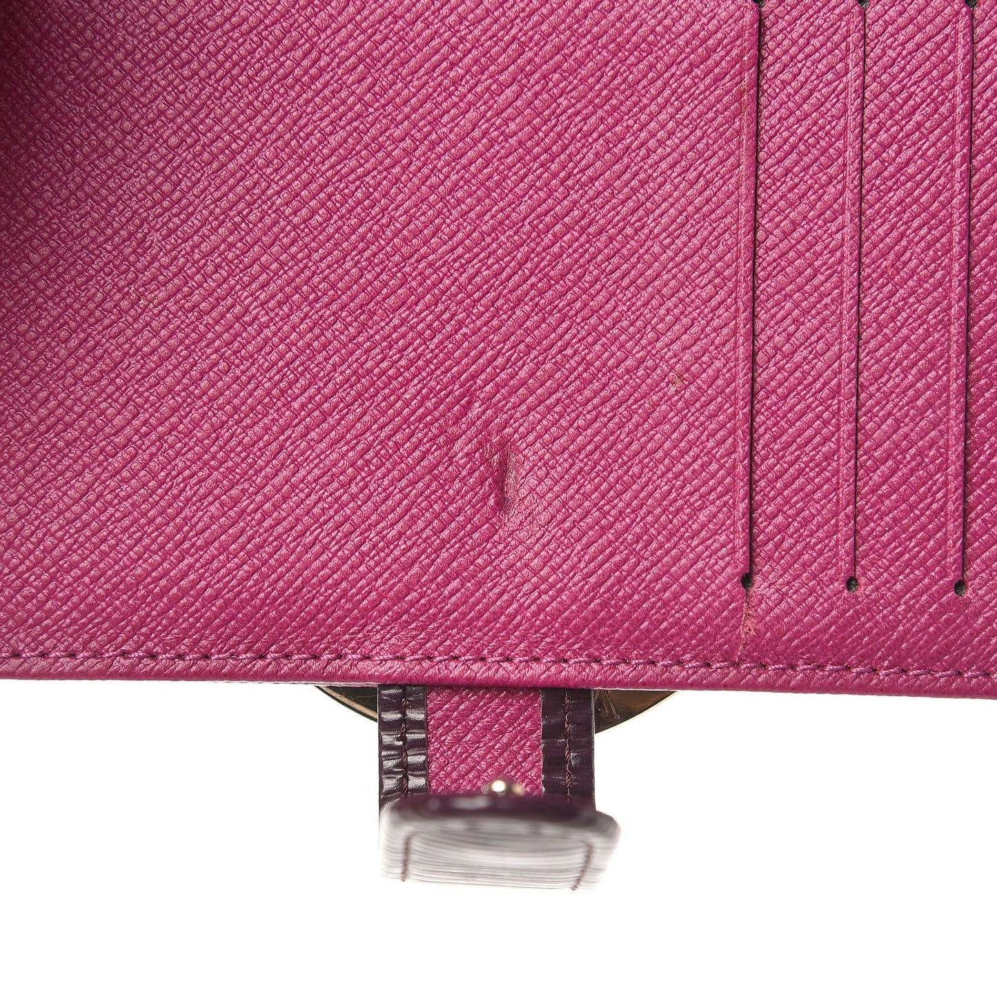 Epi French Purse Wallet Cassis