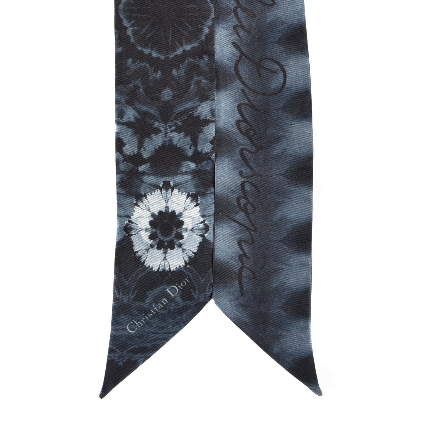 Silk KaleiDioroscopic Mitzah Scarf Blue