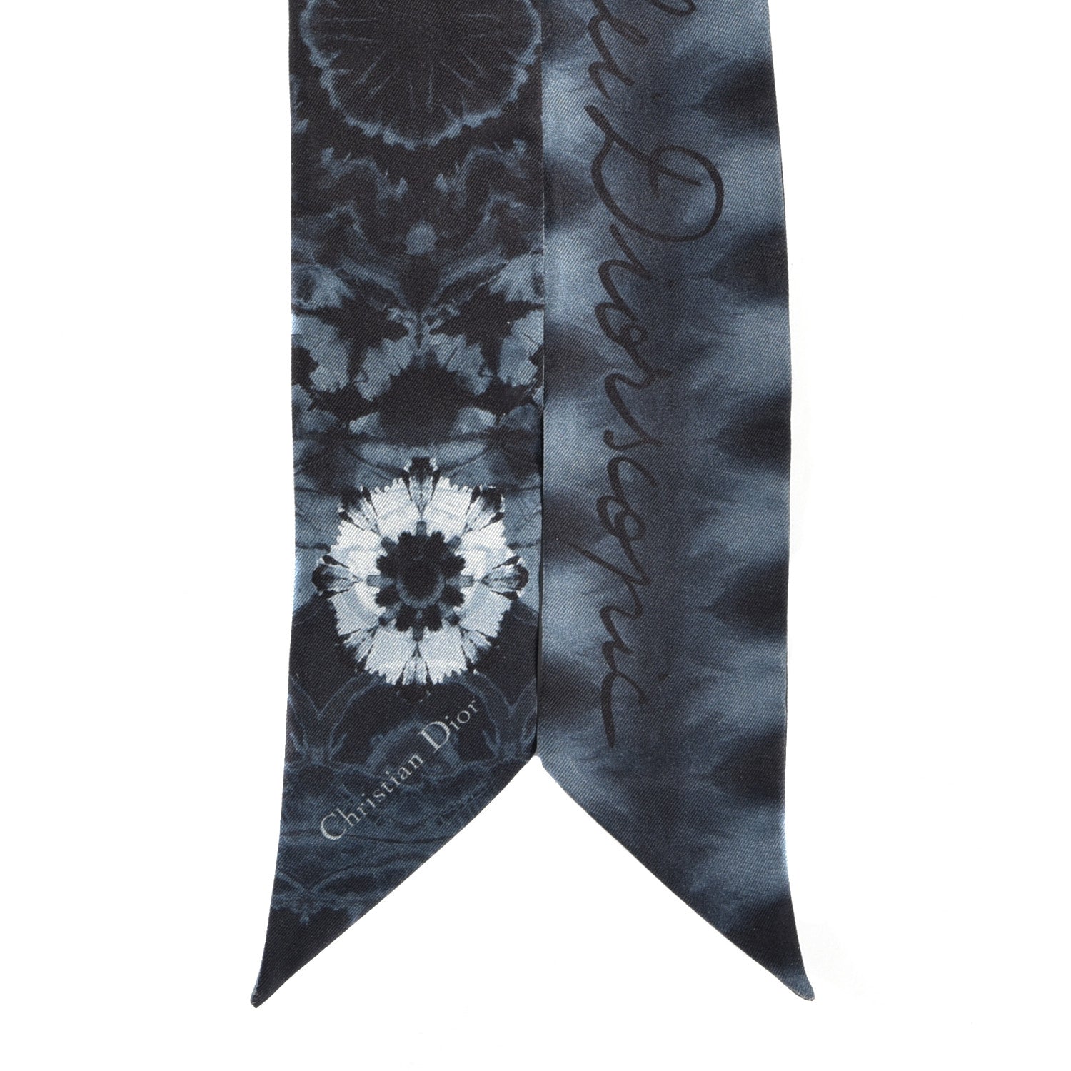 Christian Dior Silk KaleiDioroscopic Mitzah Scarf Blue 2 of 3