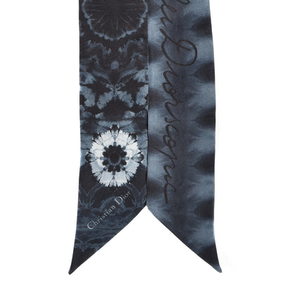 Christian Dior Silk KaleiDioroscopic Mitzah Scarf Blue 2 of 3
