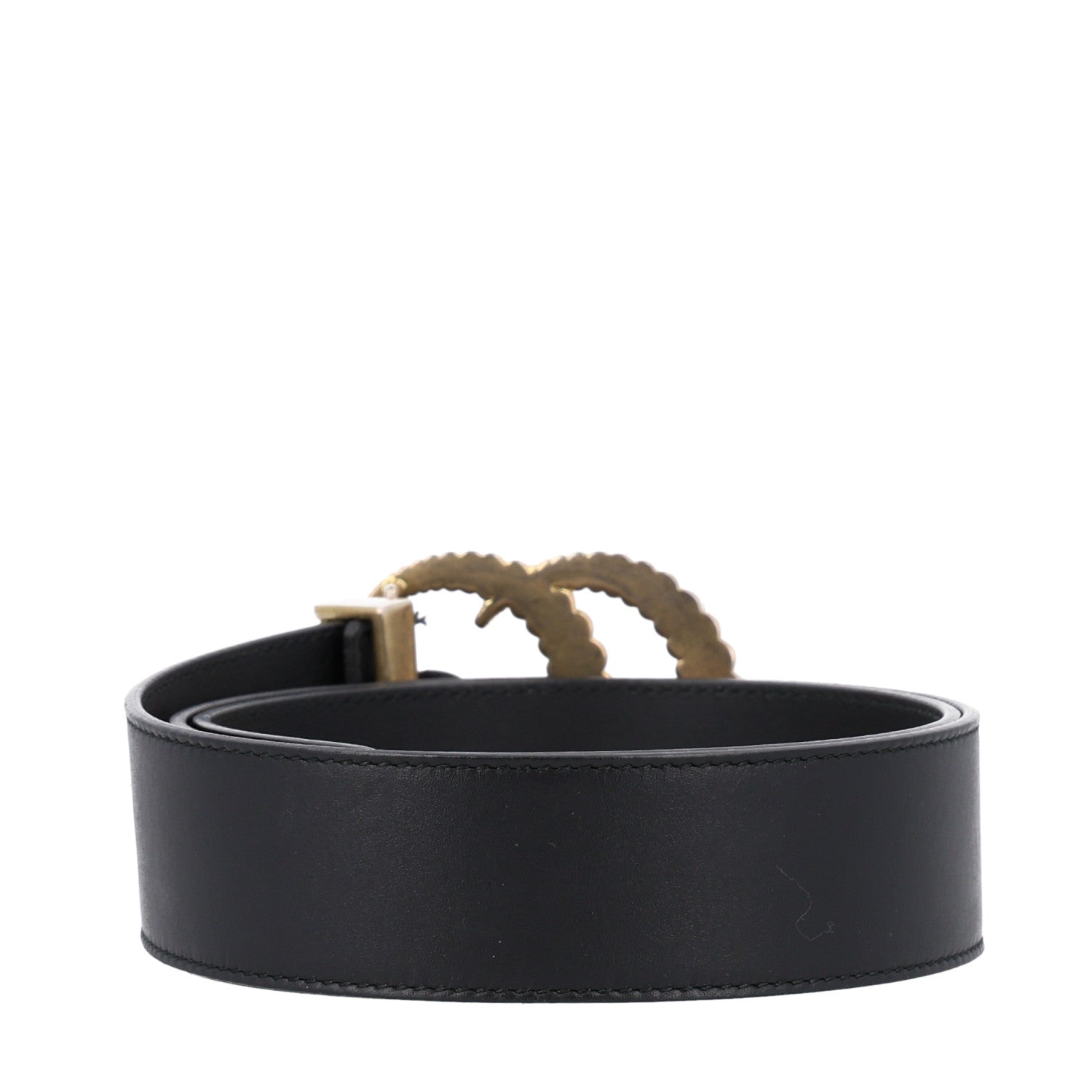 Gucci Moon Calfskin Torchon Double G 40mm Belt 90 36 Black 2 of 6