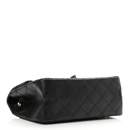 Chanel Aged Calfskin Quilted 2.55 Reissue Mini Flap Black 4 of 11