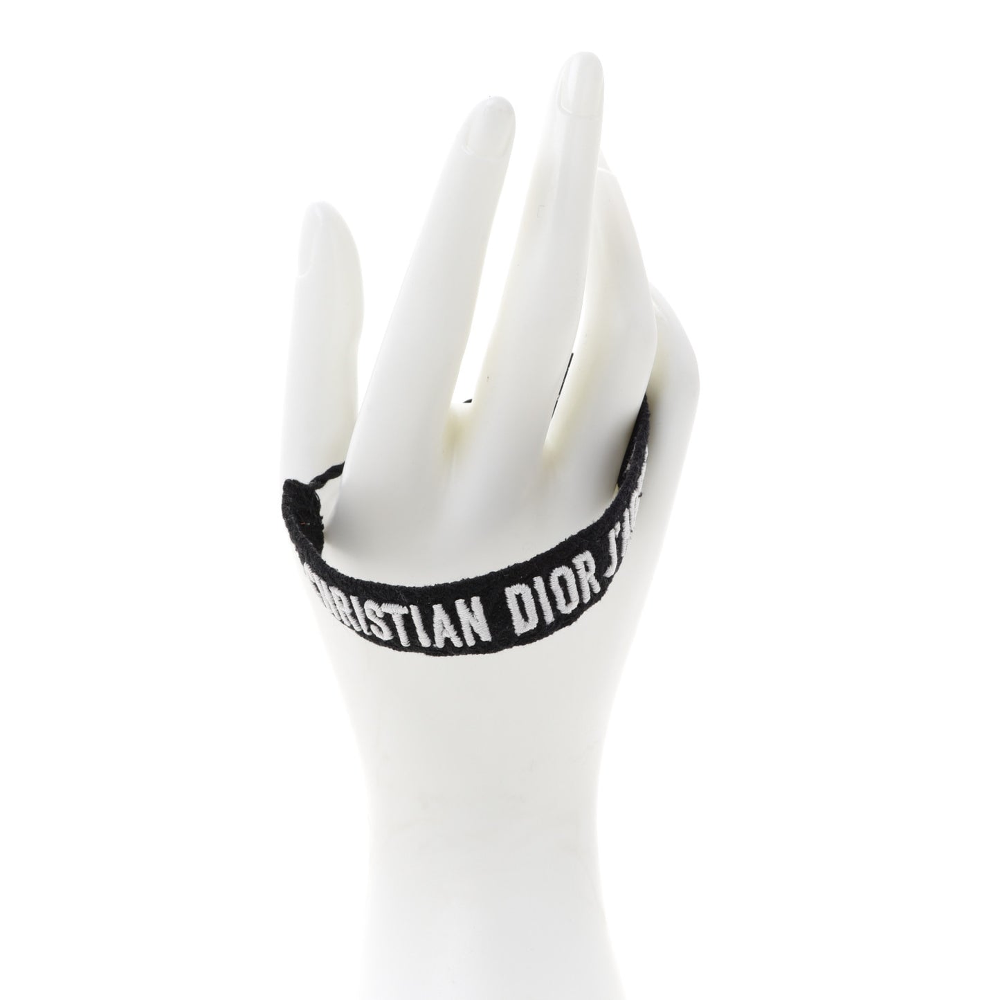 Woven Cotton J'Adior Friendship Bracelet Black