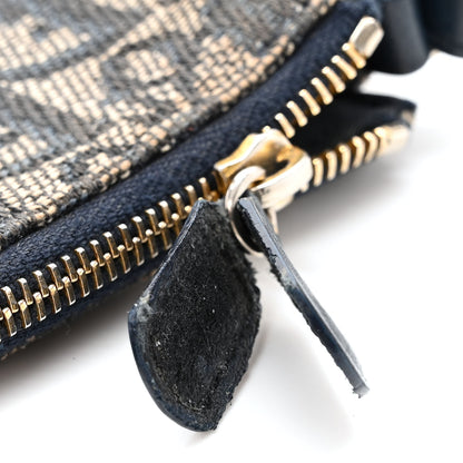 Christian Dior Monogram Mini Saddle Pochette Navy 12 of 13