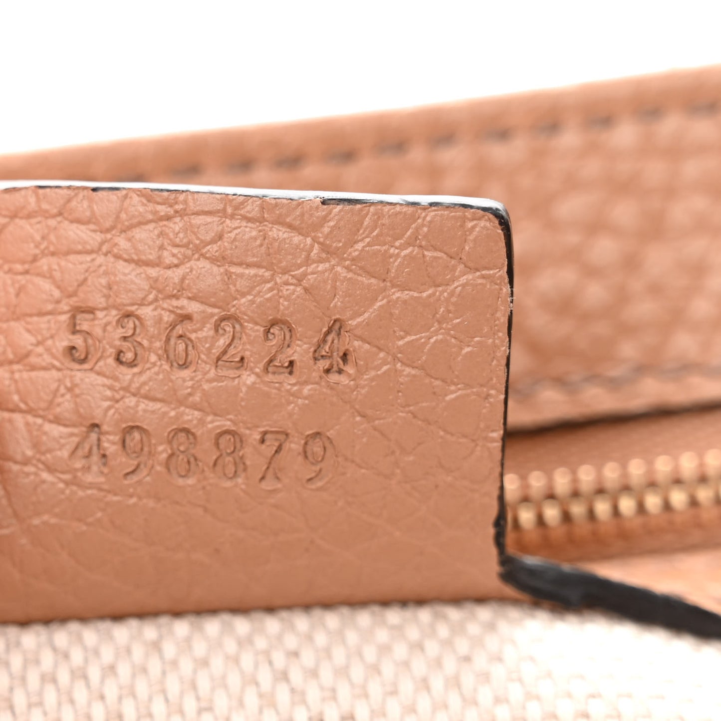 Pebbled Calfskin Medium Soho Flap Crossbody Camelia
