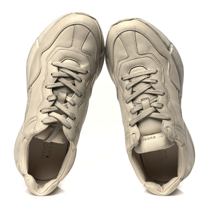 Gucci Soft Calfskin Mens Rhyton Sneakers 9 Ivory 5 of 10