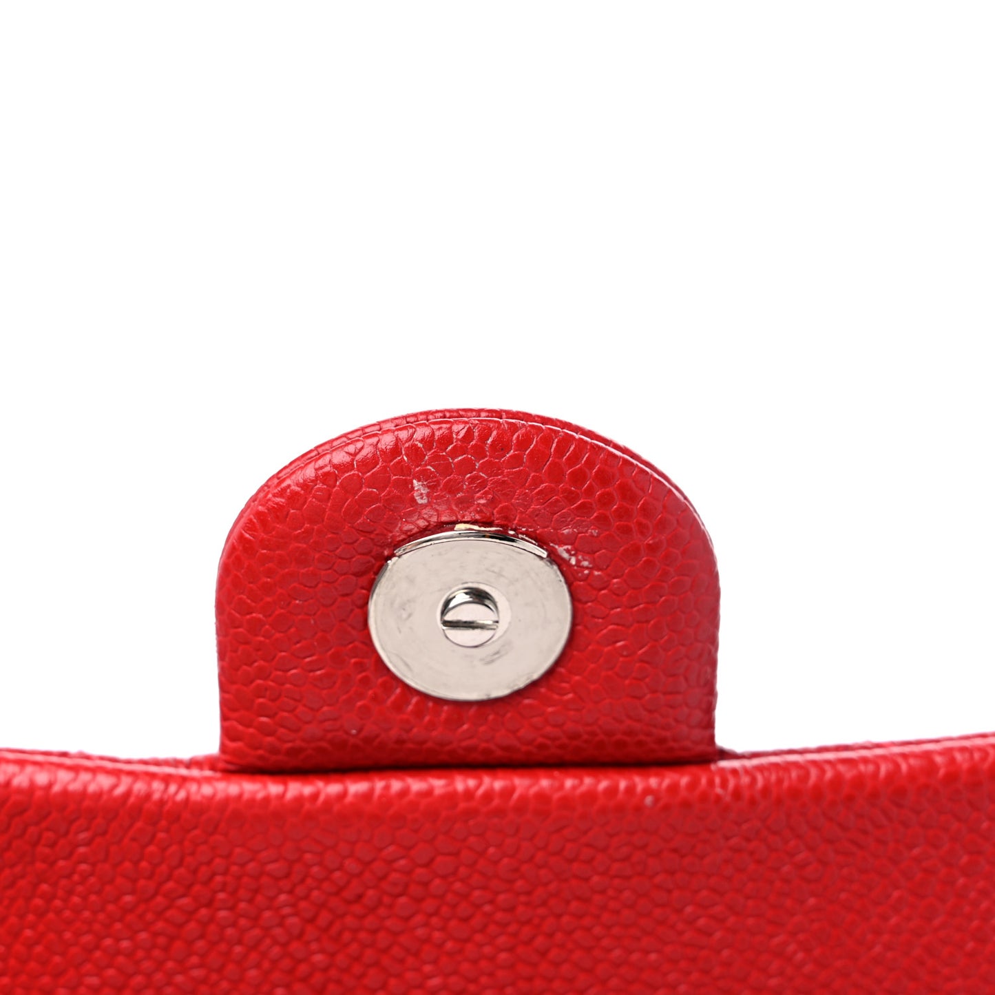 Caviar Quilted Mini Incognito Square Flap Red