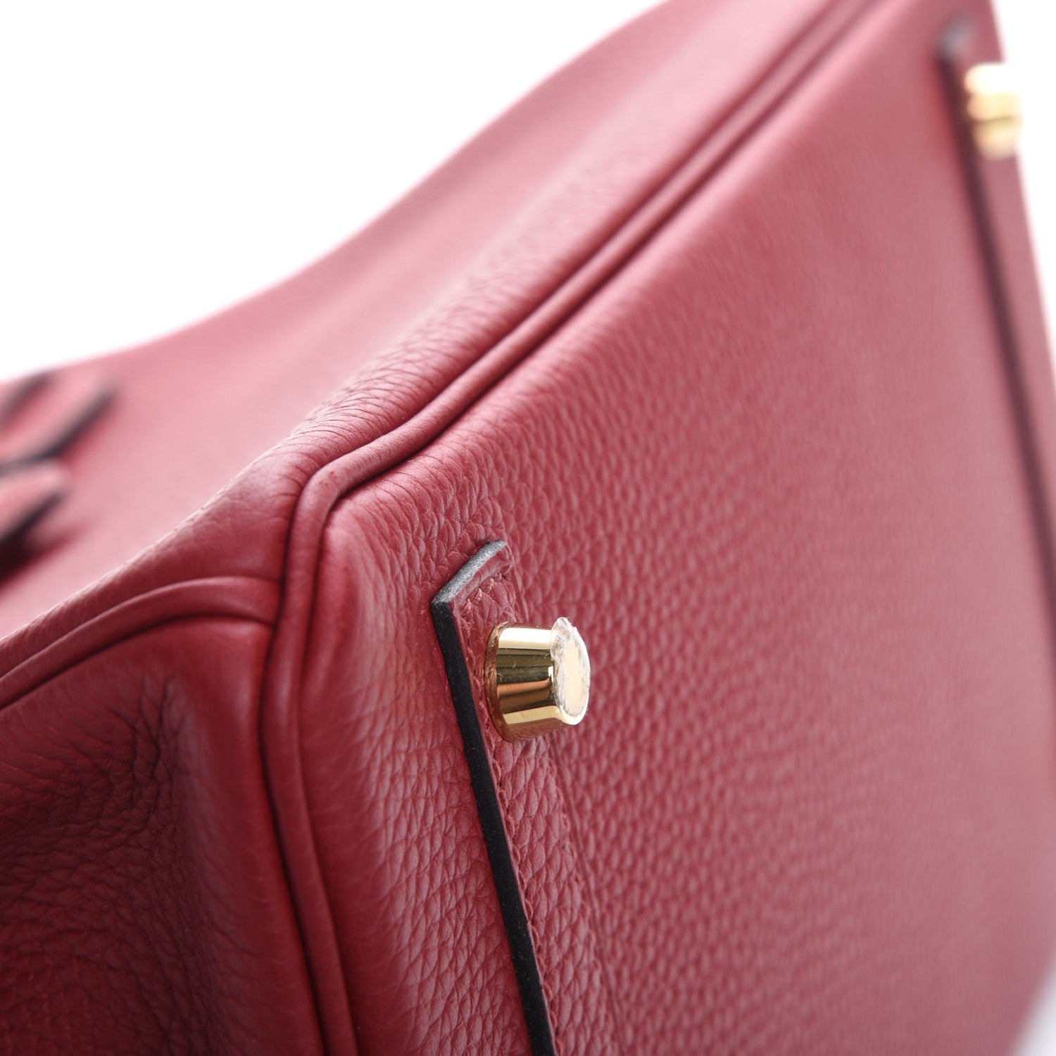 Hermes Taurillon Clemence Birkin 30 Rouge Grenat 11 of 28