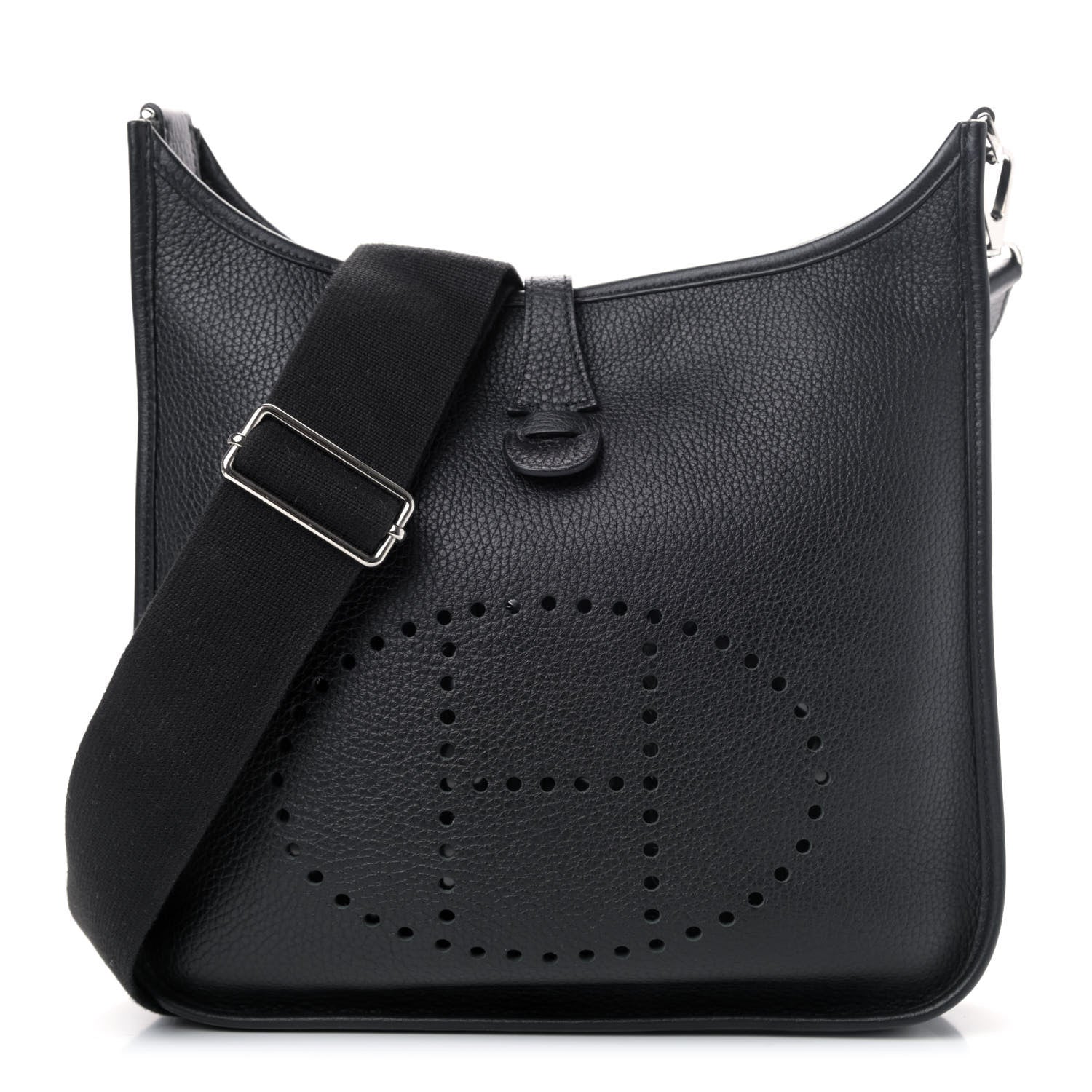 Hermes Taurillon Clemence Evelyne III PM Black 1 of 4