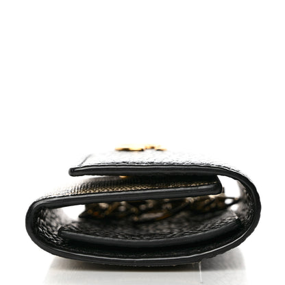 Gucci Dollar Calfskin GG Supreme Monogram GG Marmont 6 Key Holder Case Black Beige Ebony 8 of 10