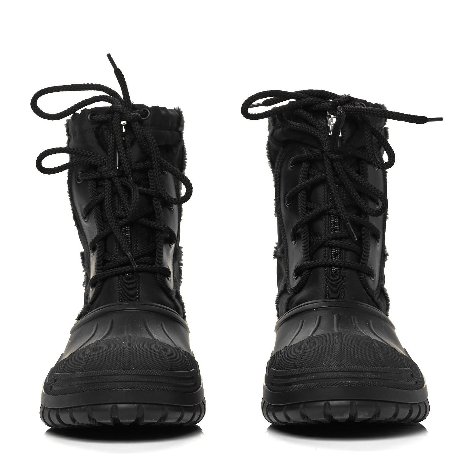 Christian Dior Rubber Nylon D-Venture Boots 39 Black 2 of 7