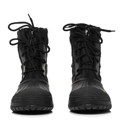 Christian Dior Rubber Nylon D-Venture Boots 39 Black 2 of 7