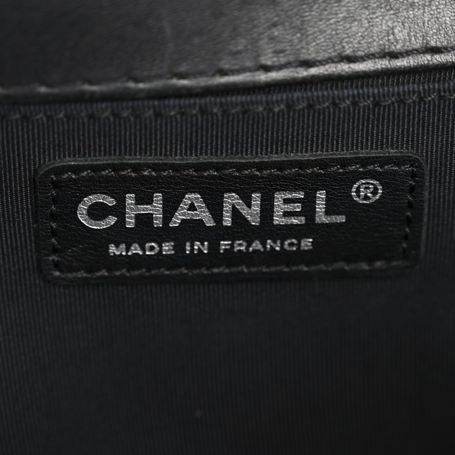 Chanel Calfskin Quilted Double Stitch New Medium Boy Flap Black 6 of 14