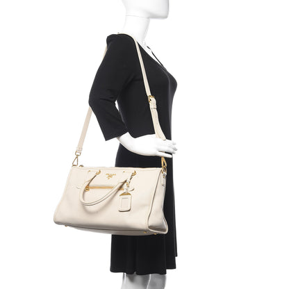 Prada Vitello Phenix Shopping Satchel Talco 2 of 14