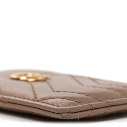 Gucci Calfskin Matelasse GG Marmont Card Holder Porcelain Rose 8 of 9