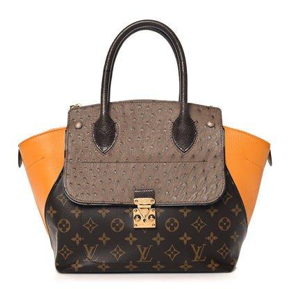 Louis Vuitton Monogram Ostrich Python Majestueux PM Yellow 1 of 9