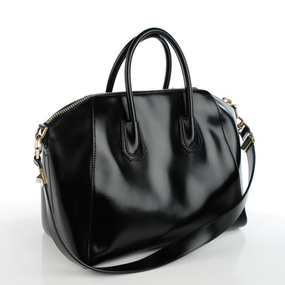 Givenchy Shiny Lord Calfskin Medium Antigona Black 3 of 7