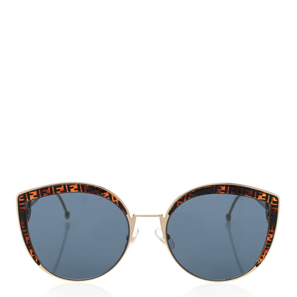 Fendi Metal Acetate F is Fendi FF Cat Eye Sunglasses FF 0290/S Blue Havana 2 of 7