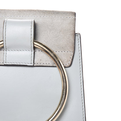 Chloe Suede Calfskin Mini Faye Bracelet Bag Airy Grey 9 of 13