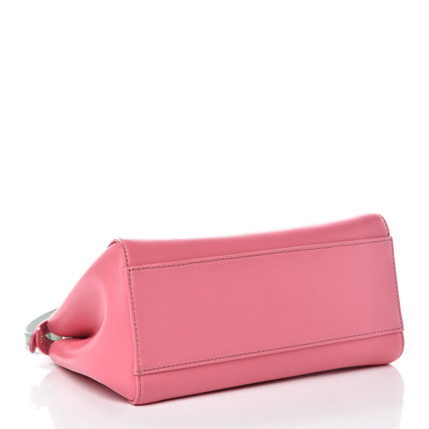 Nappa Colorblock Mini Peekaboo Iconic Satchel Rosa Fluo Oxigen Slate