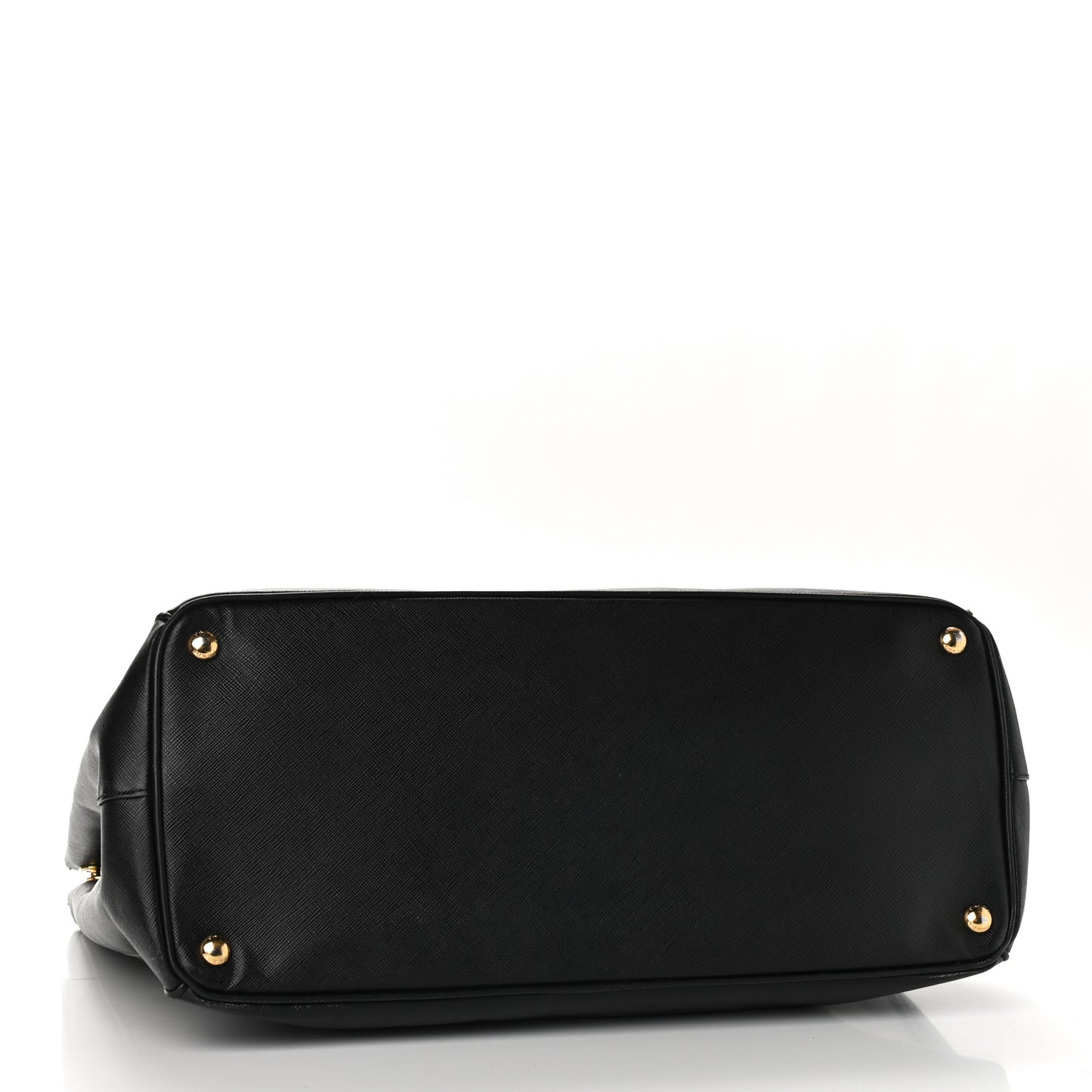 Saffiano Lux Extra Large Galleria Double Zip Tote Black