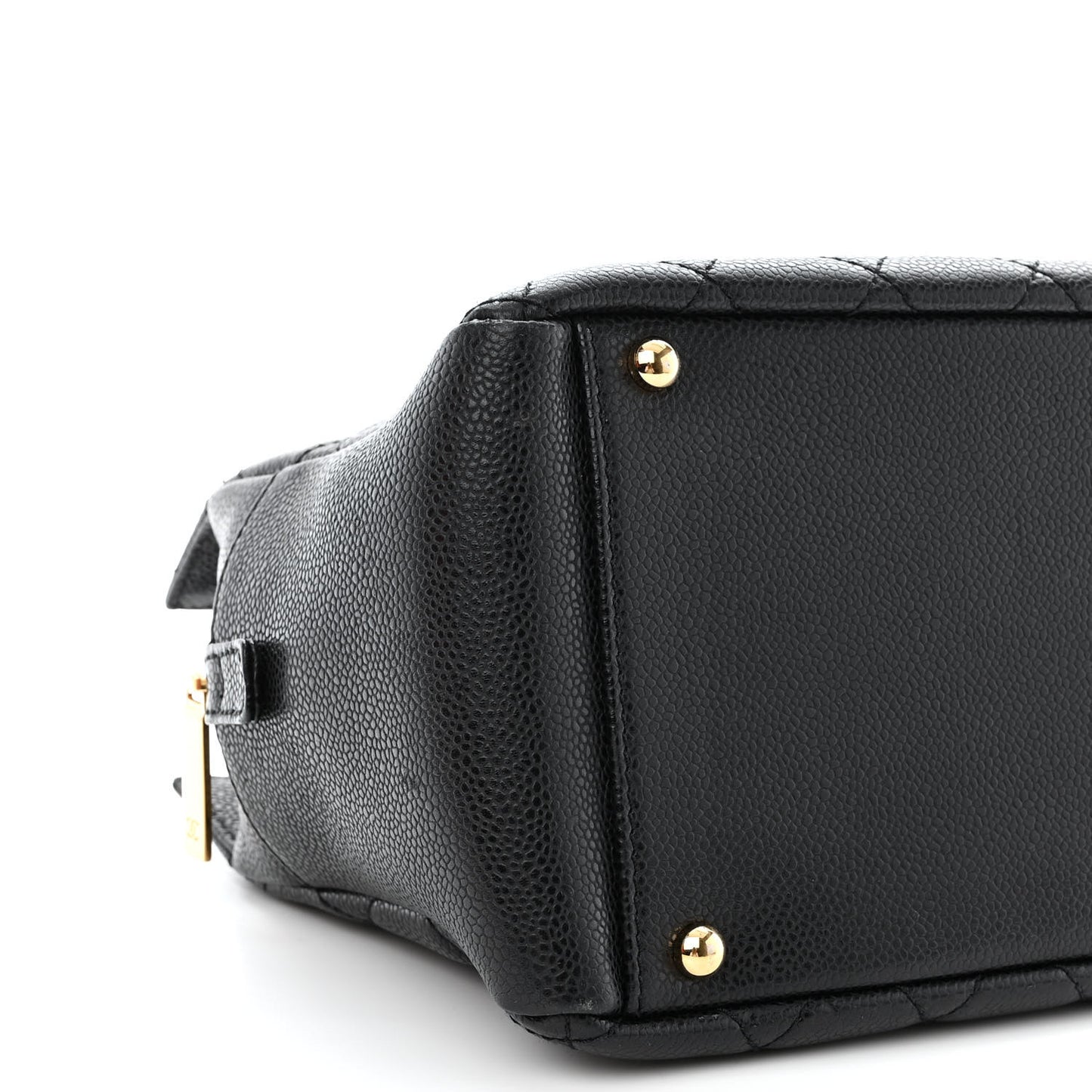 Caviar Quilted Petit Timeless Tote PTT Black