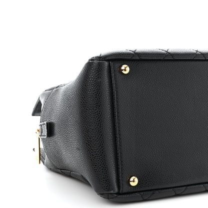 Chanel Caviar Quilted Petit Timeless Tote PTT Black 9 of 10