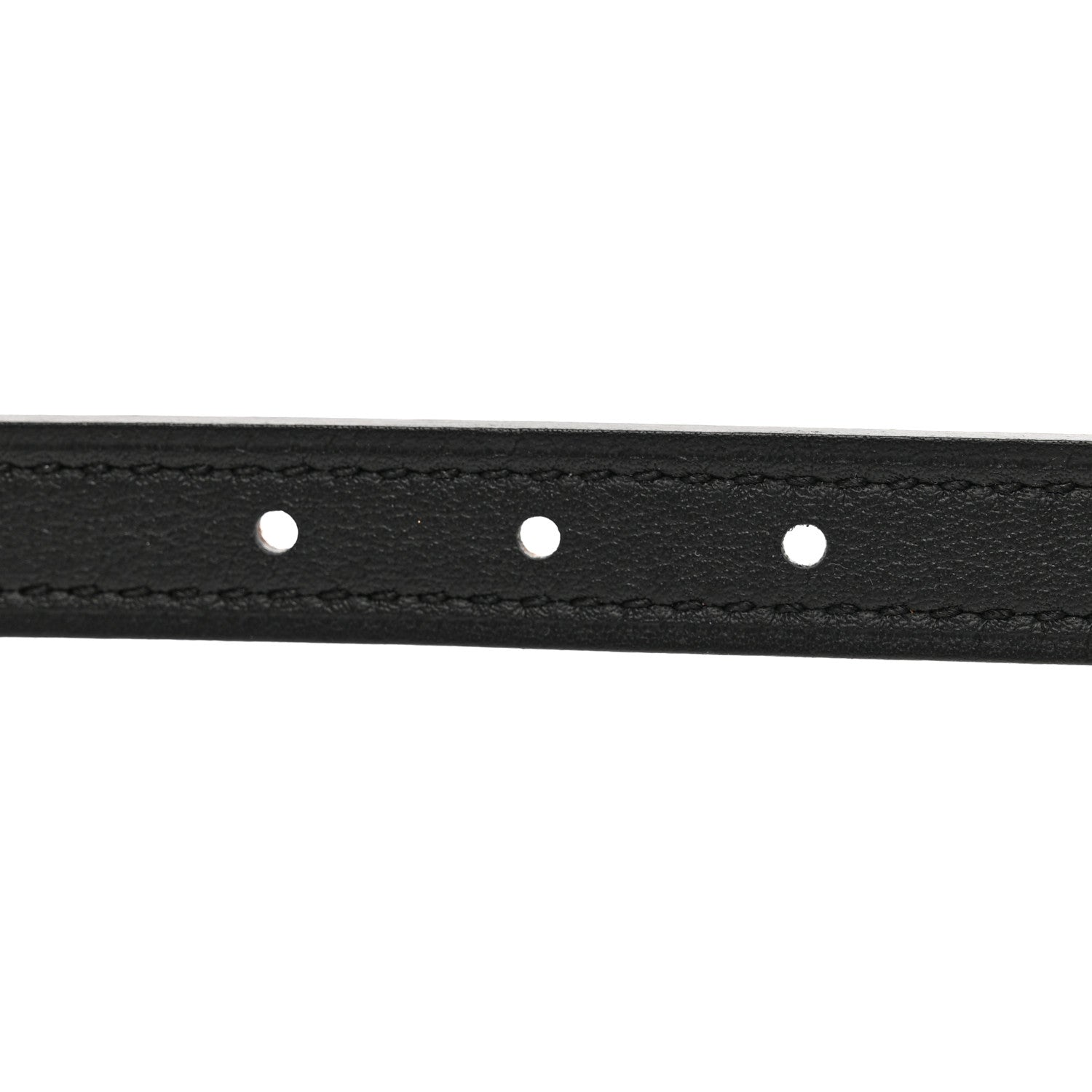 Hermes Swift Epsom 13mm Gamma Belt 75 30 Black Gold 5 of 5