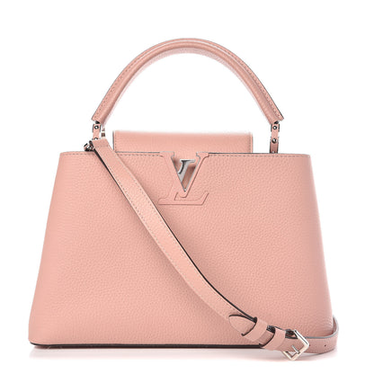 Louis Vuitton Taurillon Capucines PM Magnolia 1 of 9