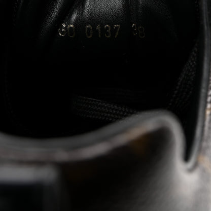 Louis Vuitton Suede Monogram Run Away Sneakers 38 Black 9 of 9