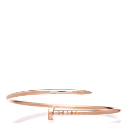 Cartier 18K Pink Gold Small Juste Un Clou Bracelet 16 1 of 6