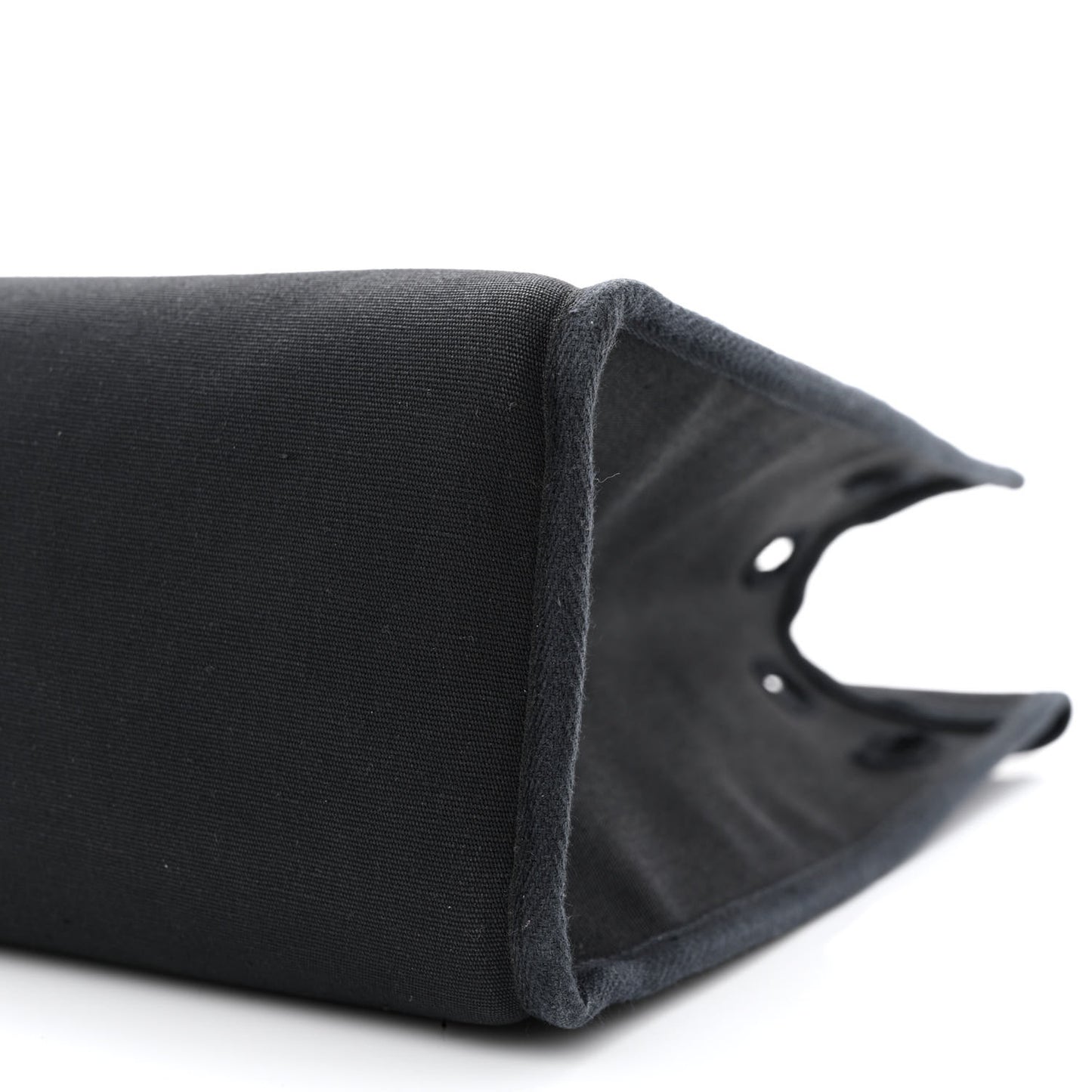 Toile Vache Calfskin Herbag 30 PM Ficelle Black
