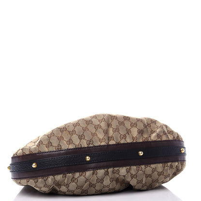Gucci Monogram Medium Interlocking Hobo Dark Brown 4 of 11